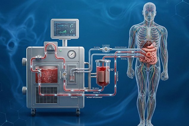 HIPEC treatment process diagram